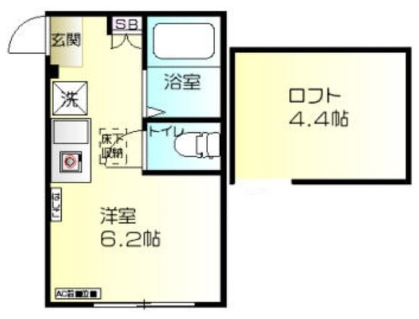 ヒルズ保土ヶ谷Ⅱの物件間取画像